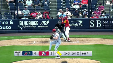 Bryson Ware singles on a line drive to left fielder Johnathon Thomas. Austin Murr scores. Erick Brito to 2nd.