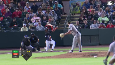 Ethan Bagwell records a strikeout in the 4th inning