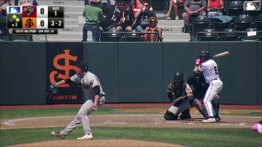 Cam Maldonado doubles (5) on a sharp line drive to left fielder Jeremy Ciriaco. Jose Astudillo scores. Isaiah Barkett scores.