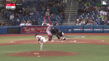 Jacob Steinmetz fans his third batter