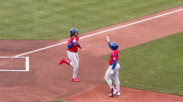 Kevin Alcántara's second home run of the season