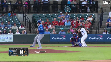 James Nelson singles on a line drive to right fielder Jack Suwinski. CJ Alexander scores.