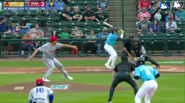 Jack Pineda singles on a ground ball to center fielder Junior Franco. Sam Kulasingam scores.