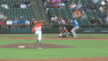 Casey Yamauchi singles on a ground ball to left fielder Chase Call. Cameron Leary scores.