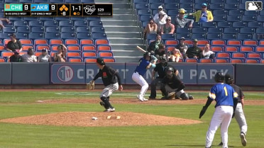 Juan Rojas In play, run(s) to Christian Knapczyk