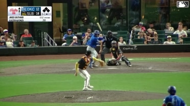 Eliezer Alfonzo walks. James Tibbs III scores. Hyeseong Kim to 3rd. Ryan Fitzgerald to 2nd.