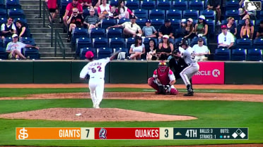 Lorenzo Meola singles on a line drive to right fielder Lucas Ramirez. Luis Hernández scores. Jeremiah Jenkins to 2nd.