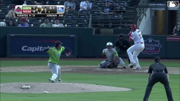 Didier Fuentes In play, out(s) to Blaze Jordan