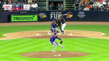 Tyler Gentry homers (9) on a line drive to left field.