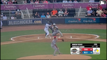 Andrew Fischer's two-run homer