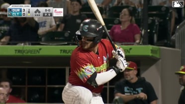 Mario Camilletti homers (8) on a fly ball to right field.