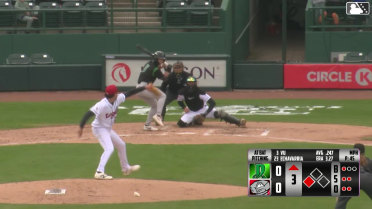 Kien Vu reaches on a fielding error by first baseman C.J. Pittaro. Esmith Pineda scores.