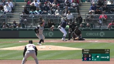 Carson Taylor homers (3) on a fly ball to right field. Jakson Reetz scores.