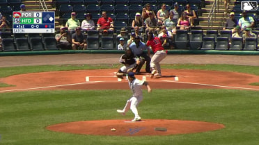 Brooks Brannon homers (7) on a fly ball to right center field. Marvin Alcantara scores.