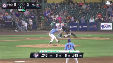 Rafael Ramirez Jr. homers (1) on a fly ball to left field. Jack Moroknek scores.