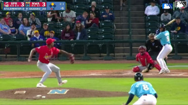 Daniel Vazquez singles on a line drive to right fielder Chase Davis. Sam Kulasingam scores.