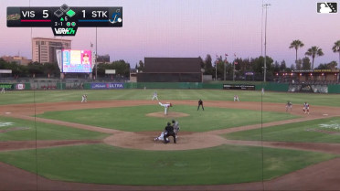 Ivan Luciano doubles (10) on a sharp fly ball to center fielder Max Durrington. Bo Walker to 3rd.