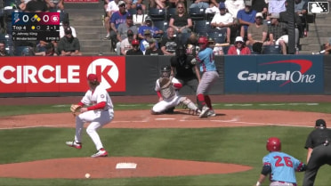 Jacob Hinderleider grounds into a double play, shortstop Gable Mitchell to second baseman Maddox Latta to first baseman Peyton Williams. Robert Calaz out at 2nd. Jacob Hinderleider out at 1st.