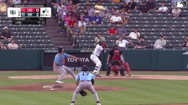 Joshua Palacios singles on a ground ball to center fielder Jay Allen II. Jack Brannigan scores.