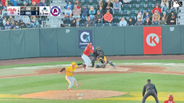 Maxwell Romero Jr. singles on a ground ball to left fielder Justice Bigbie. Kervin Pichardo scores. Maxwell Romero Jr. to 2nd.
