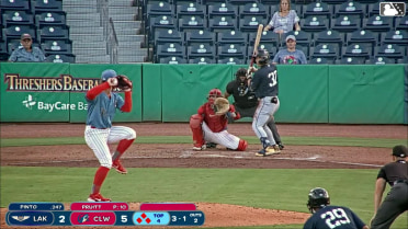 Jesus Pinto doubles (6) on a line drive to right fielder Gabriel Rincones Jr. Jack Goodman scores. Anibal Salas scores. Jordan Yost scores.
