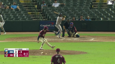 Angel Ortiz homers (9) on a fly ball to right center field.