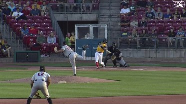 Jose Salas drills a solo home run to right field