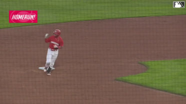 Cutter Coffey hits his first homer High-A Vancouver