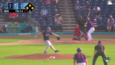 Steven Lancia grounds into a double play, pitcher Christian Foutch to catcher Kleyver Salazar to first baseman D'Angelo Ortiz. Billy Carlson out at home. Steven Lancia out at 1st.