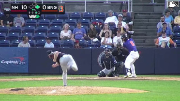 JT Benson singles on a sharp line drive to left fielder Aaron Parker. Eli Serrano III scores. Corey Collins to 3rd. JT Benson to 2nd. JT Benson advances to 2nd, on a throwing error by left fielder Aaron Parker.