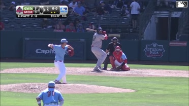 Rowdy Tellez homers (3) on a line drive to center field.