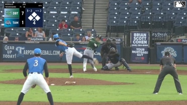 Josh Tiedemann In play, run(s) to Jirvin Morillo