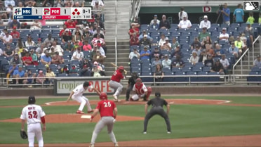 T.J. White out on a sacrifice fly to center fielder Will Turner. Kervin Pichardo scores.