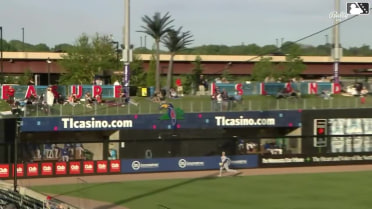 Kyler Fedko homers (10) on a fly ball to left field.