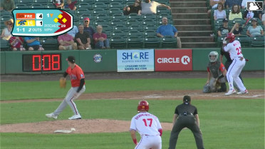 TJayy Walton singles on a ground ball to center fielder Enddy Azocar. Alirio Ferrebus scores. Griffin Burkholder scores. Nathan Humphreys to 2nd.