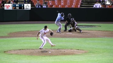 T.J. White homers (4) on a fly ball to right field.