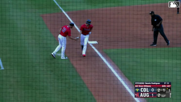 Dixon Williams' first professional home run