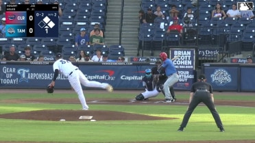 Mac Heuer reaches 97.1 MPH for the strikeout
