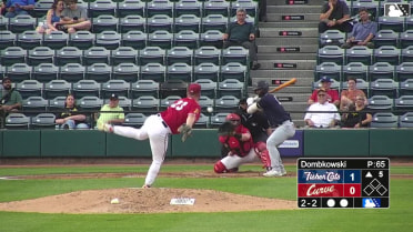 Nick Dombkowski's eighth strikeout