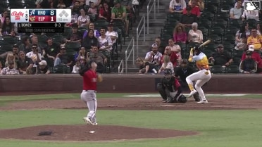 Jase Bowen homers (7) on a line drive to center field.