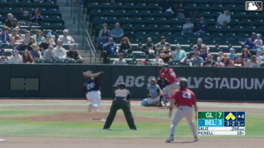 Jesus Galiz walks. Eduardo Quintero scores. Logan Wagner to 3rd. Jose Meza to 2nd.