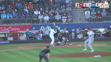 Manuel Pena homers (7) on a fly ball to right center field. Lourdes Gurriel Jr. scores.