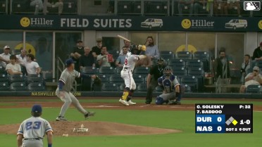 Akil Baddoo homers (3) on a fly ball to left field. Jeferson Quero scores.