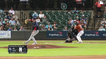 James Nelson homers (2) on a fly ball to left field.