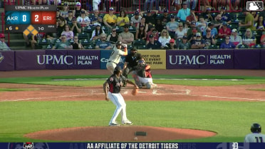 Jacob Cozart singles on a fly ball to right fielder Justice Bigbie. Jonah Advincula scores. Jaison Chourio out at home on the throw, right fielder Justice Bigbie to shortstop Peyton Graham to catcher Thayron Liranzo. Alfonsin Rosario to 3rd.