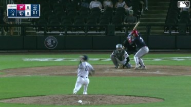 Jordan Dissin homers (1) on a fly ball to left center field.