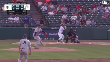 Tyler Callihan homers (7) on a fly ball to right center field.