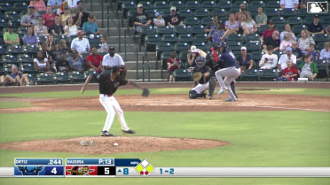 D'Angelo Ortiz singles on a line drive to left fielder Henry Ramos. Louis Andujar scores. Avinson Pinto to 3rd.