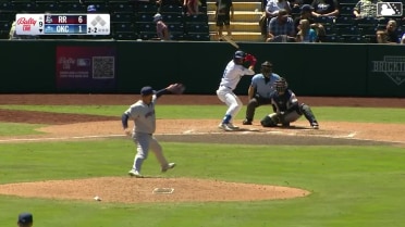 Ryan Brasier In play, no out to Michael Siani