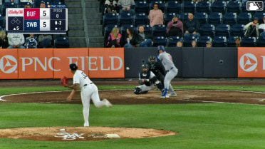 Riley Tirotta strikes out swinging.